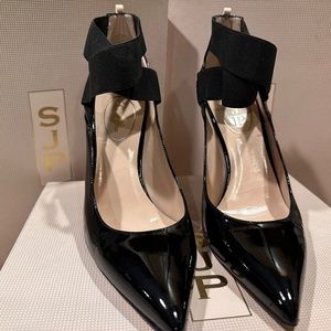 SJP by Sarah Jessica Parker- Black patent heels